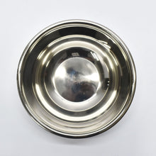 Load image into Gallery viewer, Hand painted floral design stainless steel serving or mixing bowl in green