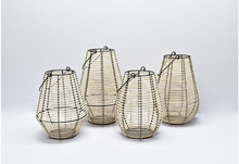 Load image into Gallery viewer, Handmade Rattan Hurricane lamp / Lantern