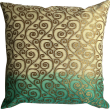 Load image into Gallery viewer, Colourful handmade cushion covers made from vintage recycled saris.