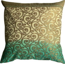 Load image into Gallery viewer, Colourful handmade cushion covers made from vintage recycled saris.
